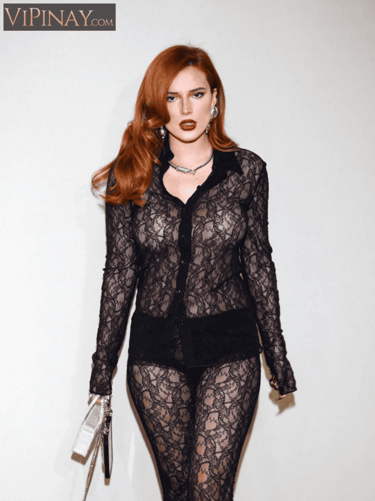 Bella Thorne Braless Sheer See Through Top Set Leaked 17