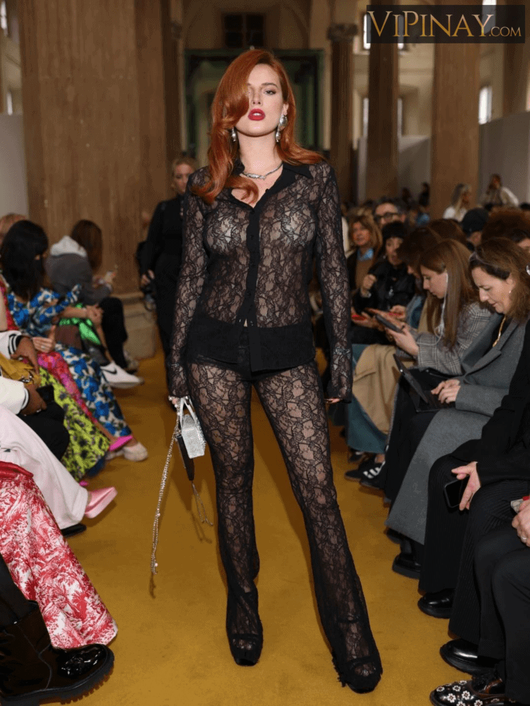 Bella Thorne Braless Sheer See Through Top Set Leaked 5