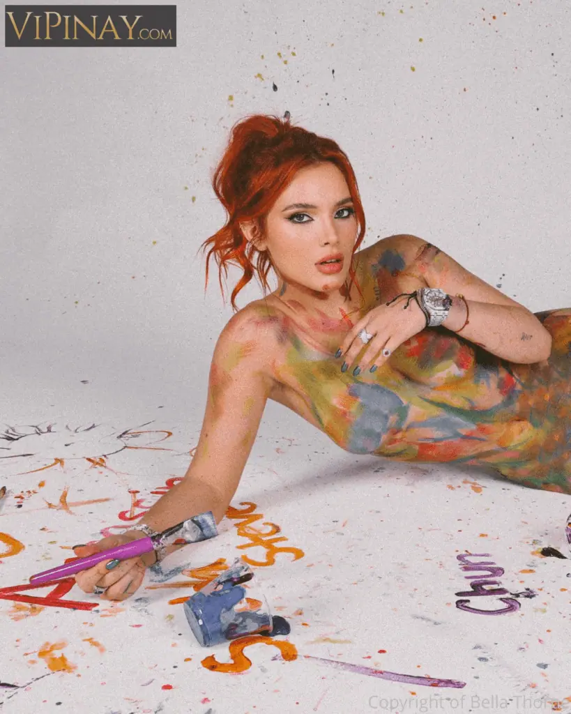 Bella Thorne Nude Body Paint Onlyfans Photos Leaked 15