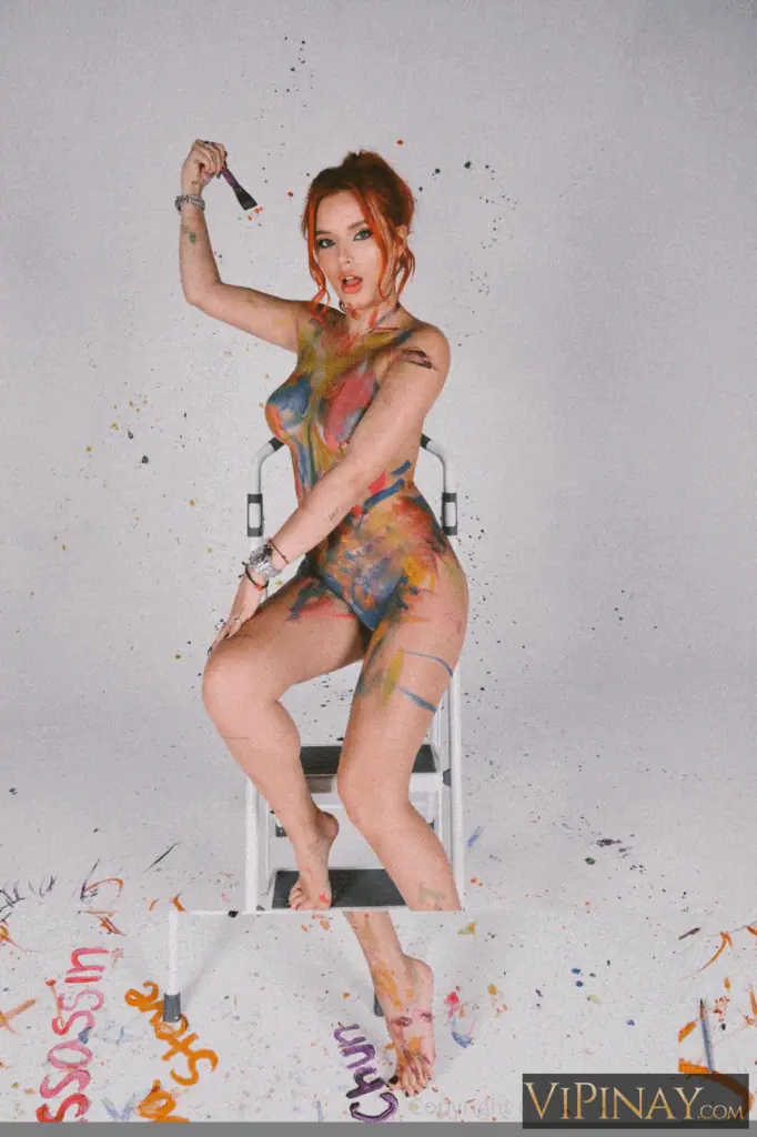 Bella Thorne Nude Body Paint Onlyfans Photos Leaked 3