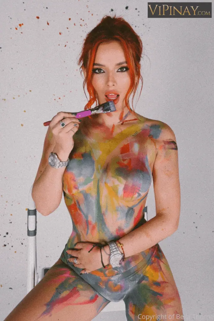 Bella Thorne Nude Body Paint Onlyfans Photos Leaked 6
