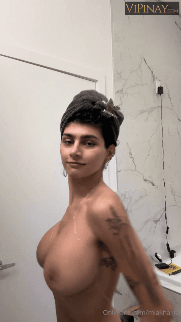 Mia Khalifa Nude Dressing After Shower OnlyFans Video 13